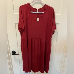 Casual V-Neck Dress